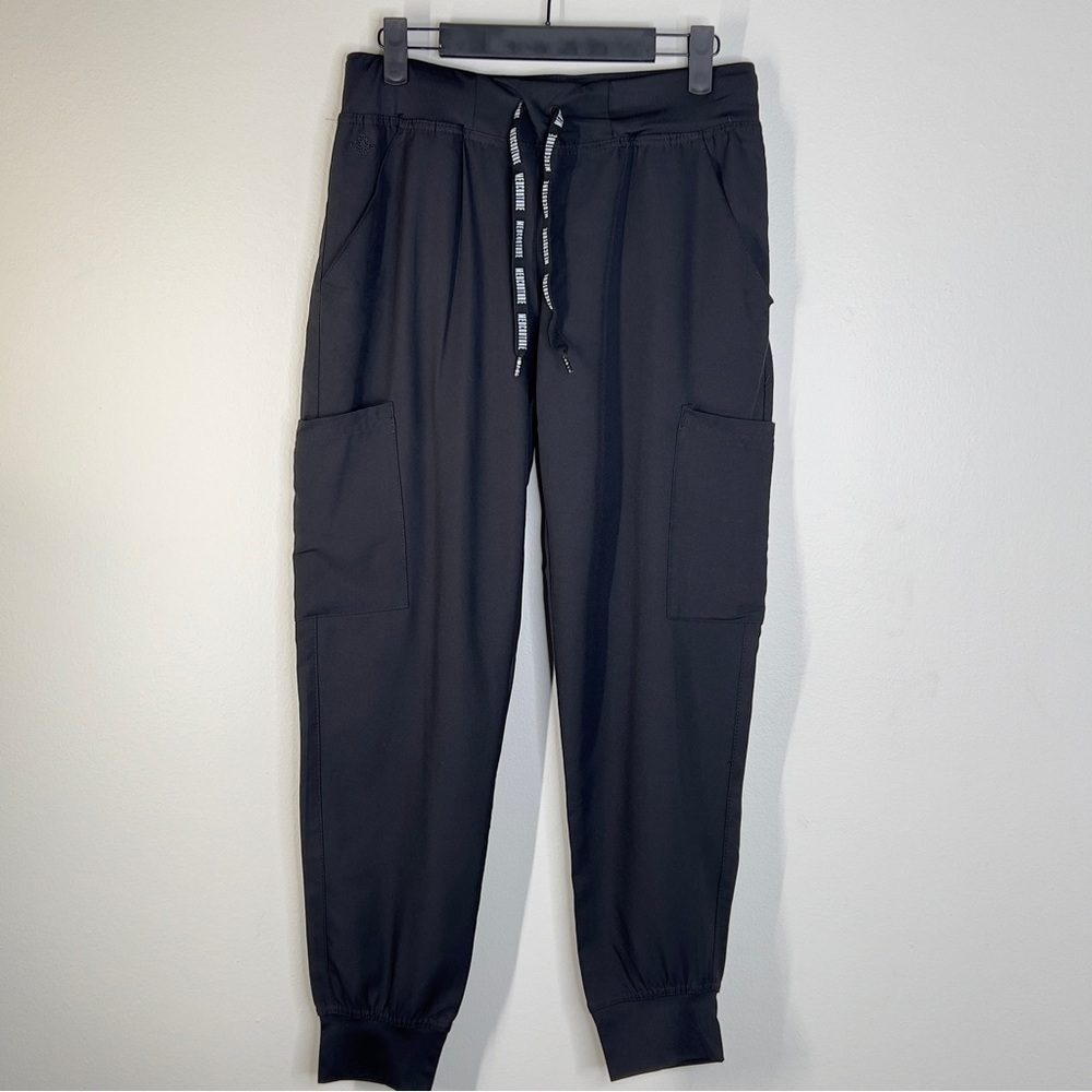 MEDCOUTURE S Women’s Black Jogger Hospital Scrub Pants